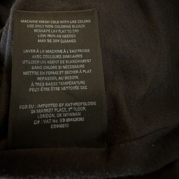 Ett:Twa By Anthropologie Coreyell Dress Knit Turtleneck Floral Black XS bv - Picture 9 of 9